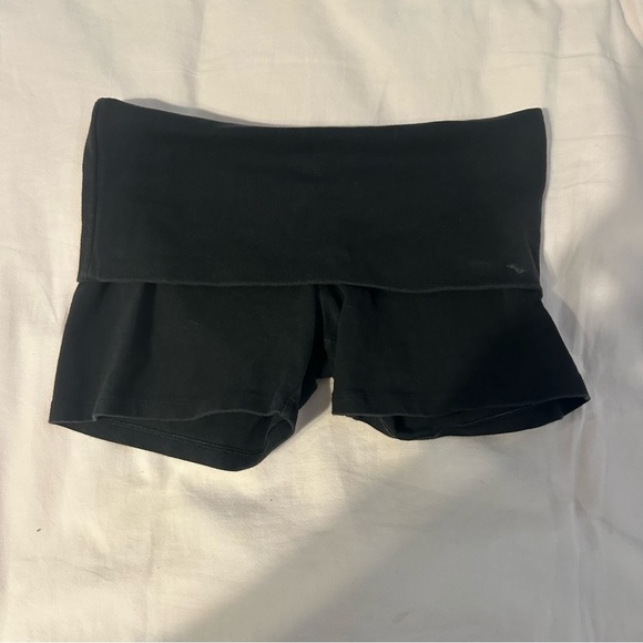 Y2K PINK Victoria Secret YOGA SHORTIE SHORTS - Picture 1 of 4
